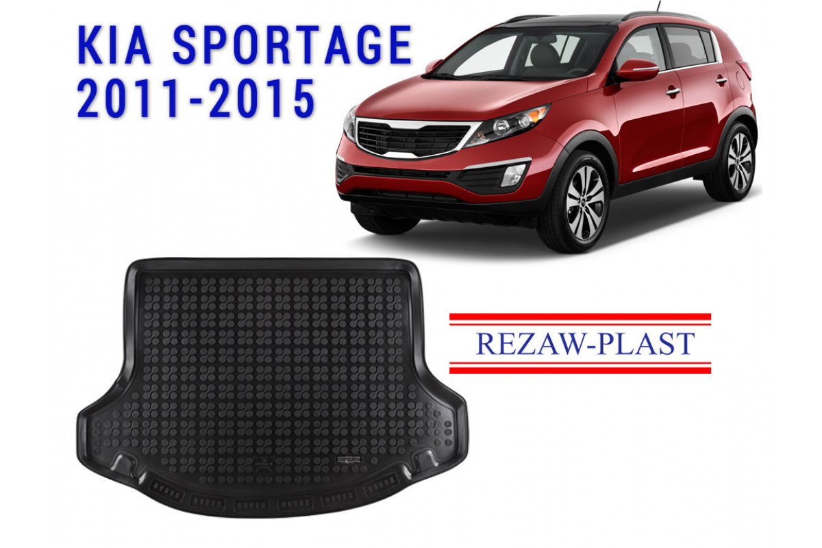 Rezaw Plast Cargo Liner in Black for Kia Sportage 2011 2015